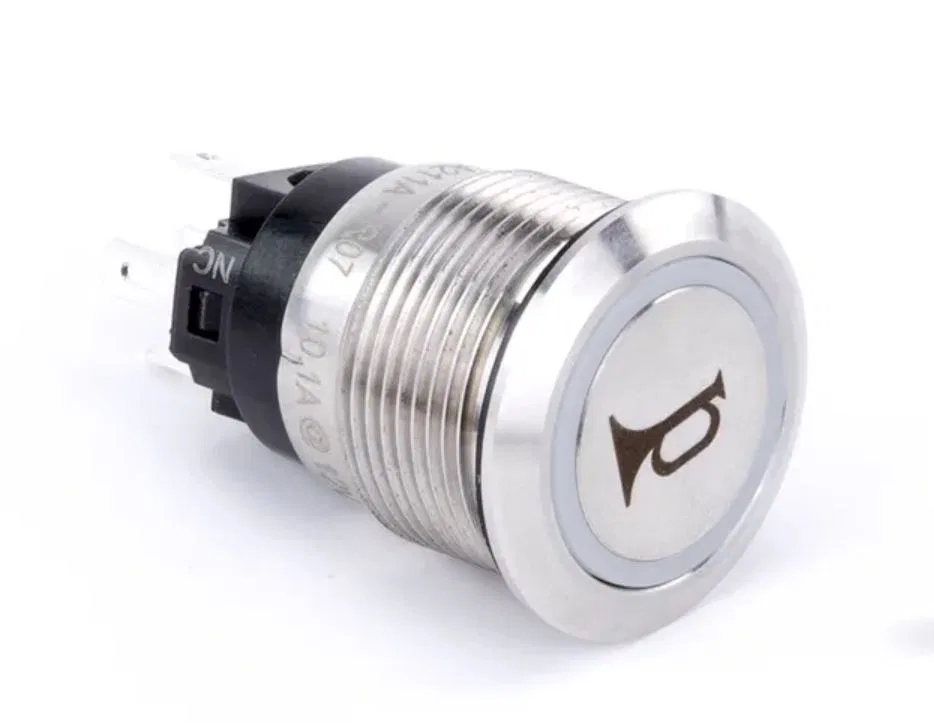 AV10050R – SIERRAMARINE Push Button Switch, Momentary On/ Off Switch 10 Amp 12 Volt DC Red Stainless Steel